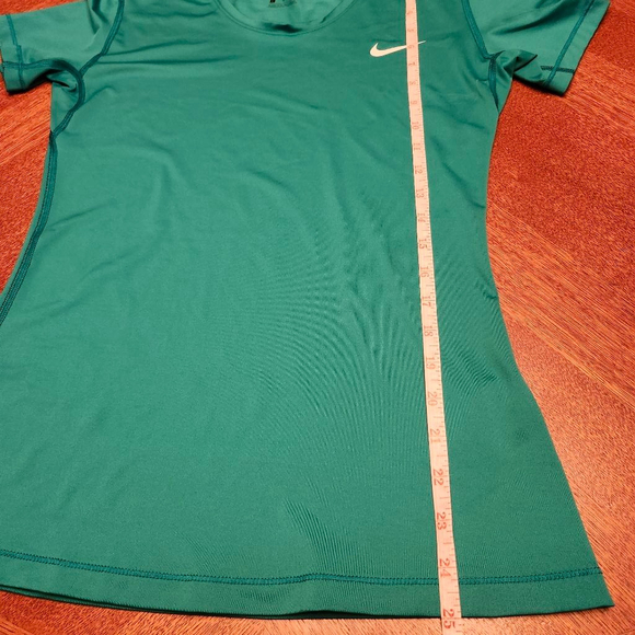 Women's Nike Teal Dri-Fit Short Sleeve Tee L A2 - Picture 4 of 5